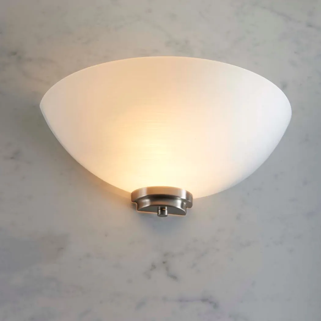 Welles Wall Light Satin Chrome