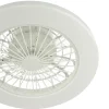 White Flush LED Ceiling Fan