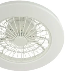 White Flush LED Ceiling Fan