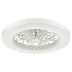 White Flush LED Ceiling Fan