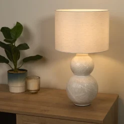 Wilmette White Ceramic Table Lamp