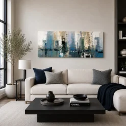 Winter Metropolis 50x100cm Canvas