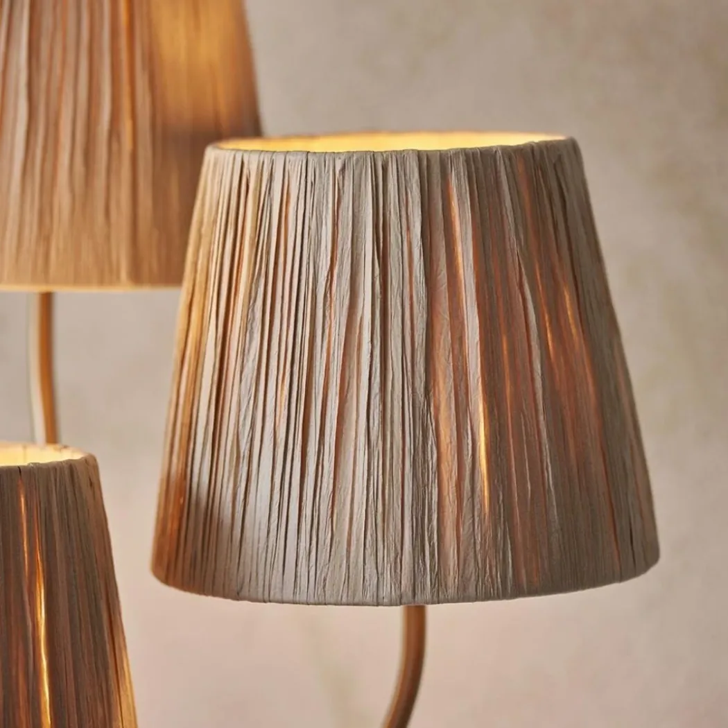 Wriggle 3 Light Brass Floor Lamp