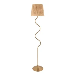 Wriggle Brass Floor Lamp