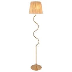 Wriggle Brass Floor Lamp