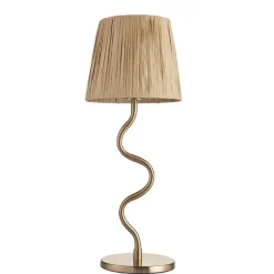 Wriggle Brass Table Lamp
