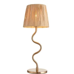 Wriggle Brass Table Lamp