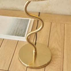 Wriggle Brass Table Lamp