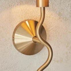 Wriggle Brass Wall Light