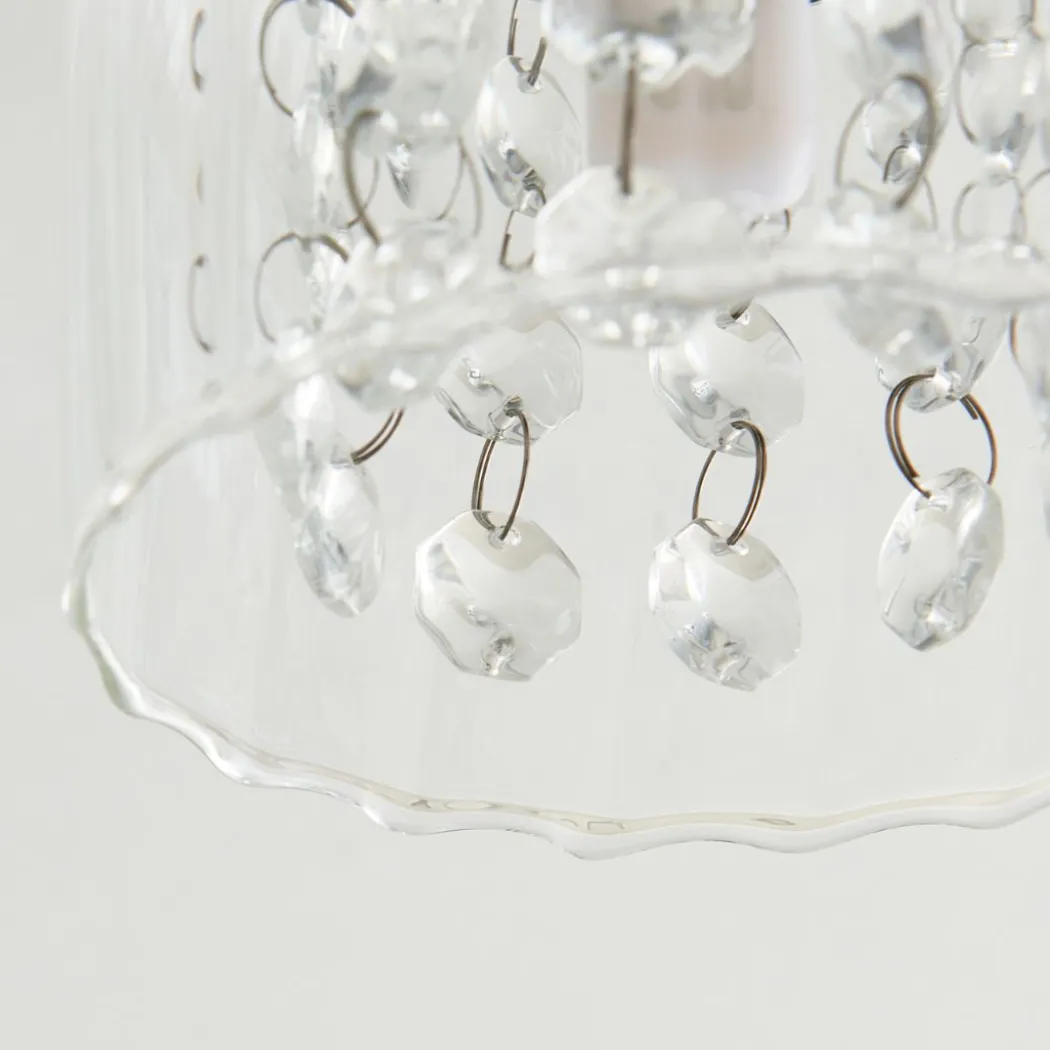 Yarrow 3 Light Polished Chrome Semi Flush Ceiling Light