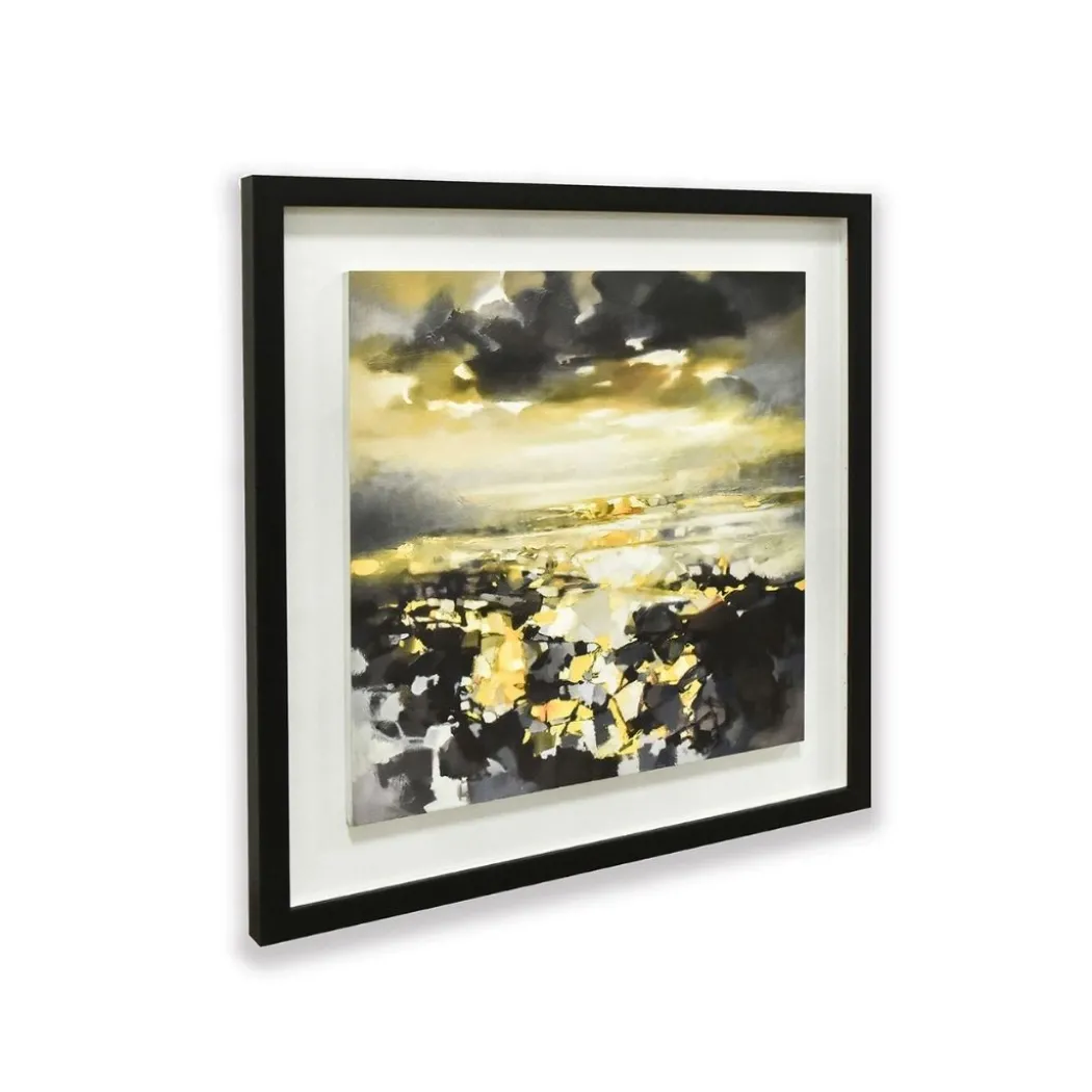 Yellow Matter Framed Wall Art 40x40