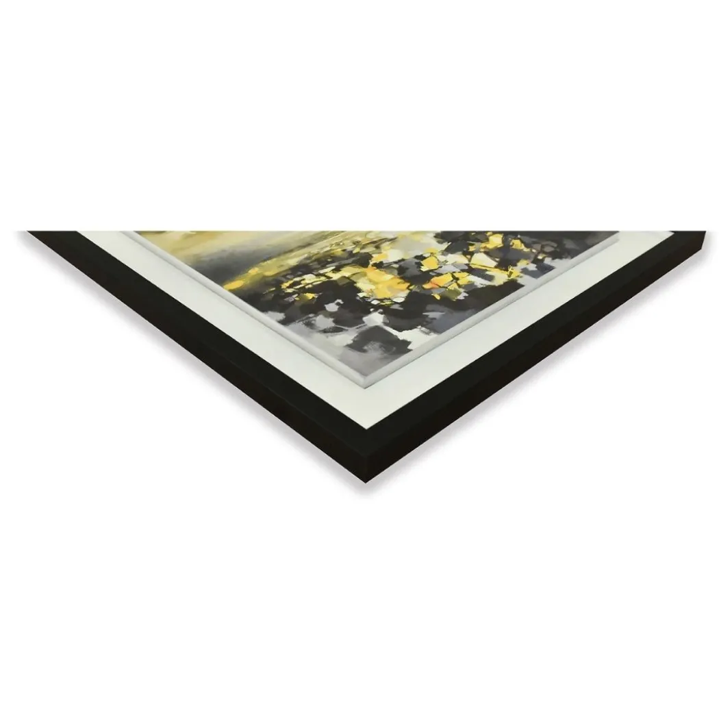 Yellow Matter Framed Wall Art 40x40