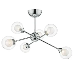 Zeke 6 Light Semi-Flush Ceiling Light
