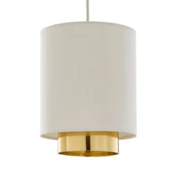 Zelina Grey and Gold Easy-Fit Pendant