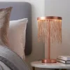 Zelma Brushed Copper LED Table Lamp