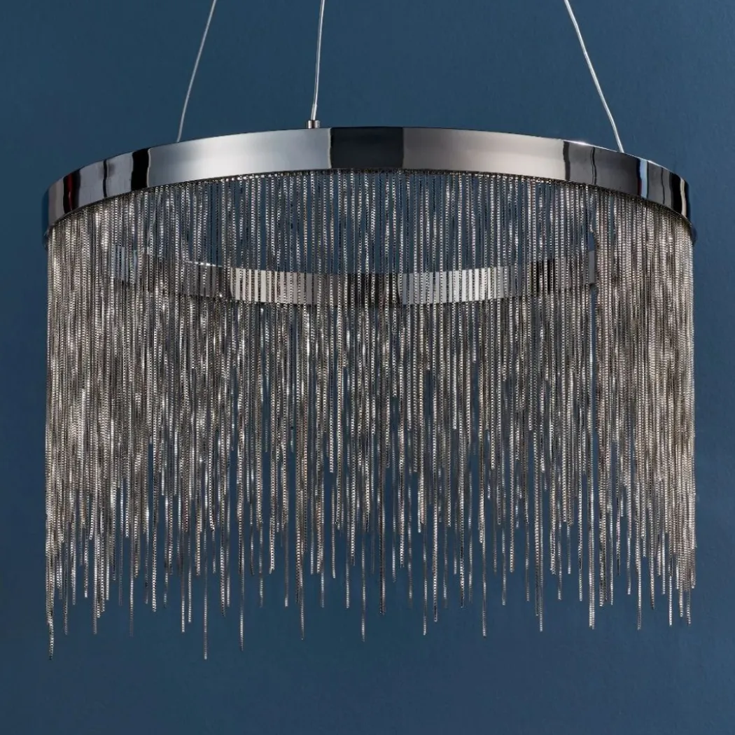 Zelma Polished Chrome LED Ceiling Pendant