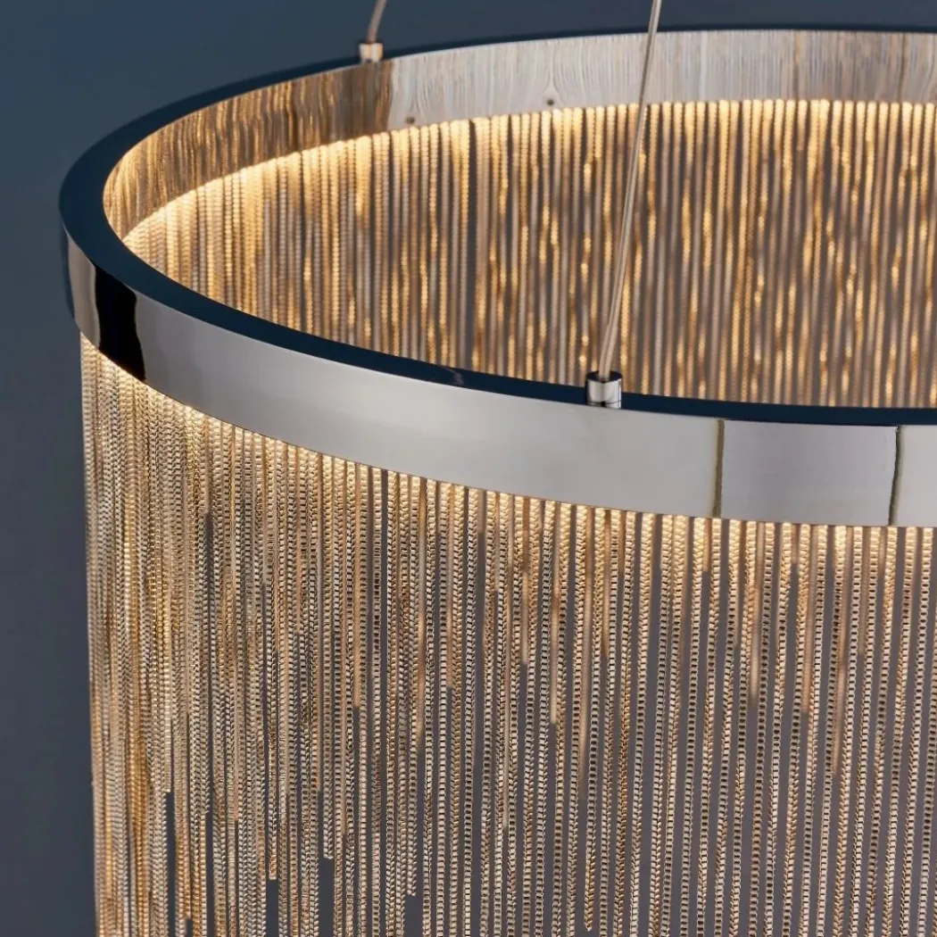 Zelma Polished Chrome LED Ceiling Pendant