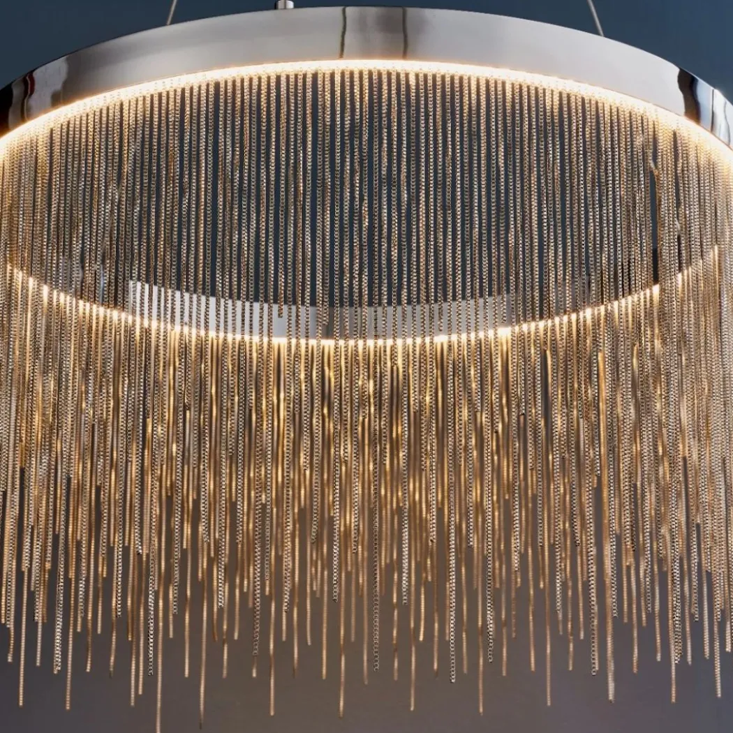 Zelma Polished Chrome LED Ceiling Pendant