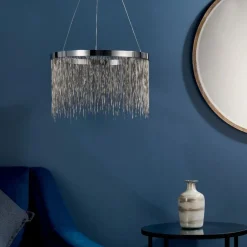 Zelma Polished Chrome LED Ceiling Pendant