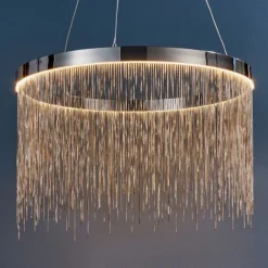 Zelma Polished Chrome LED Ceiling Pendant