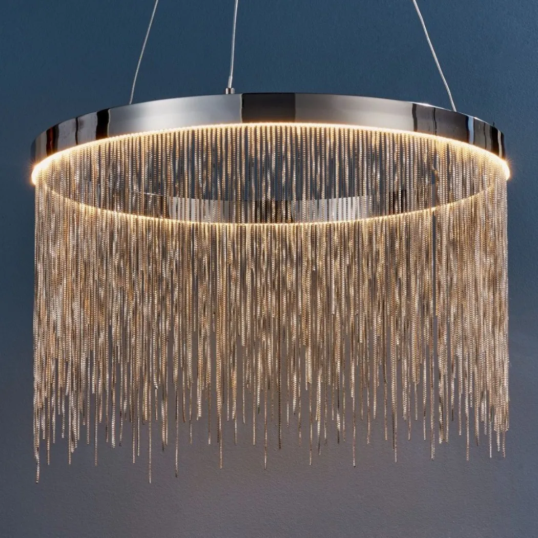 Zelma Polished Chrome LED Ceiling Pendant