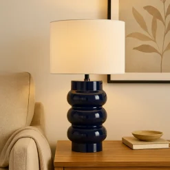 Zenya Navy Table Lamp
