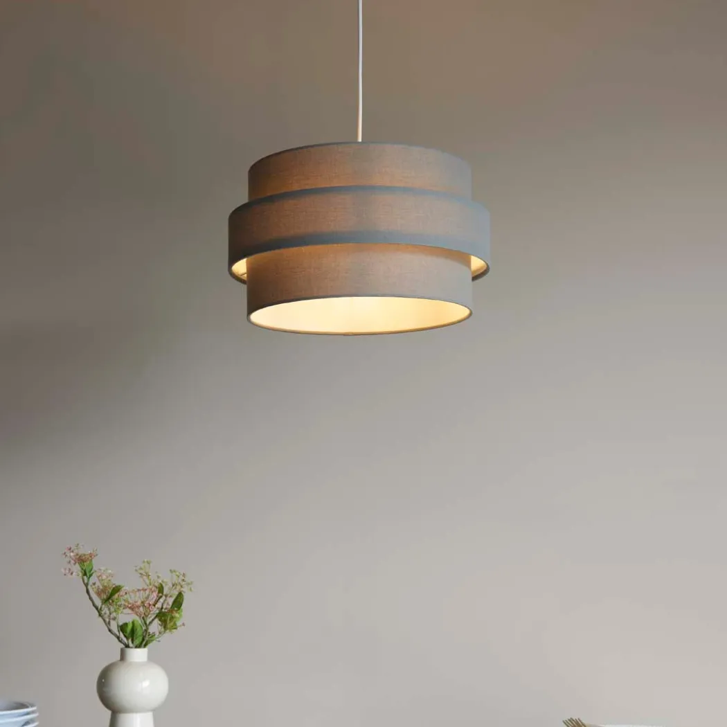 Ziggy Charcoal Easy-Fit Pendant