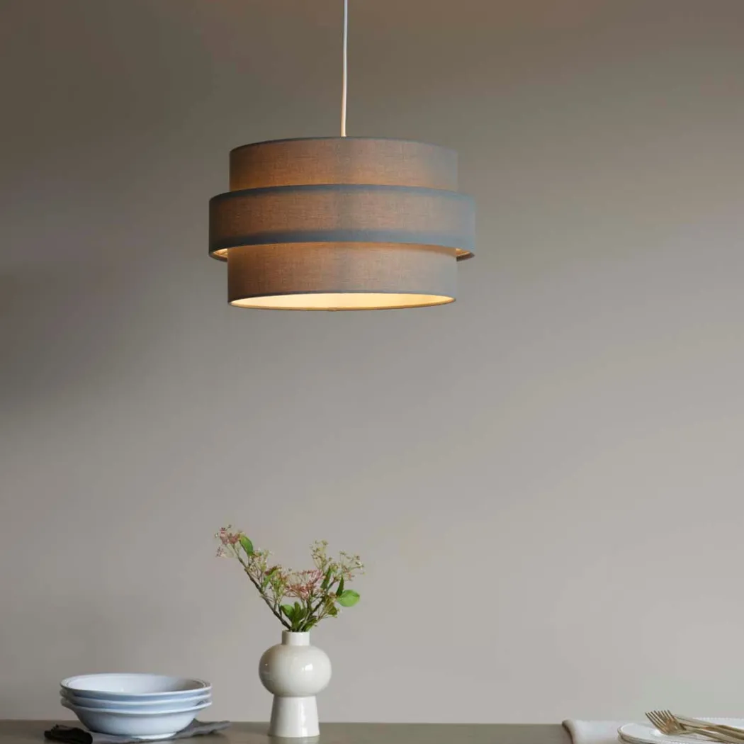 Ziggy Charcoal Easy-Fit Pendant