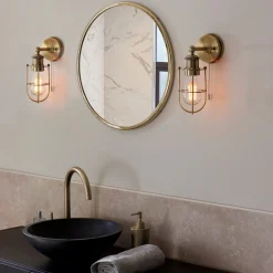 ZOFIA 1LT WALL LIGHT ANT/BR