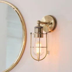 ZOFIA 1LT WALL LIGHT ANT/BR