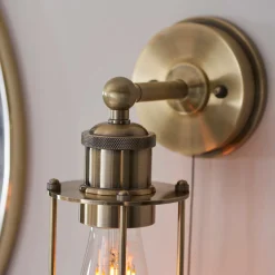 ZOFIA 1LT WALL LIGHT ANT/BR