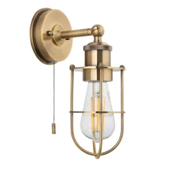 ZOFIA 1LT WALL LIGHT ANT/BR