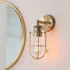 ZOFIA 1LT WALL LIGHT ANT/BR