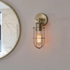 ZOFIA 1LT WALL LIGHT ANT/BR