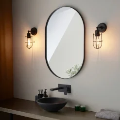 Zofia Matt Black Industrial Wall Light