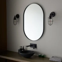 Zofia Matt Black Industrial Wall Light