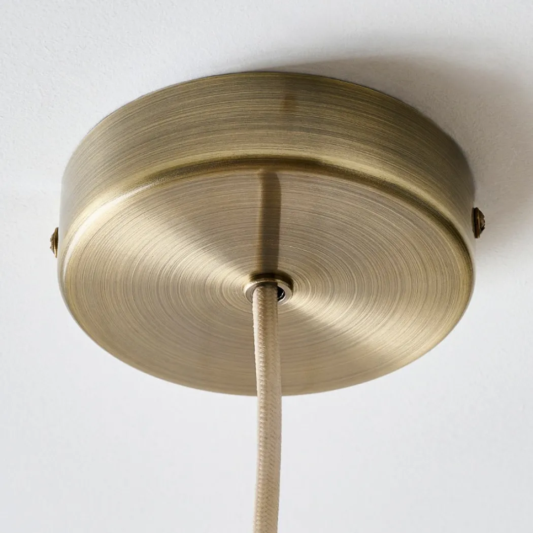 Zula 1-Light Champagne Pendant