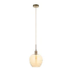 Zula 1-Light Champagne Pendant