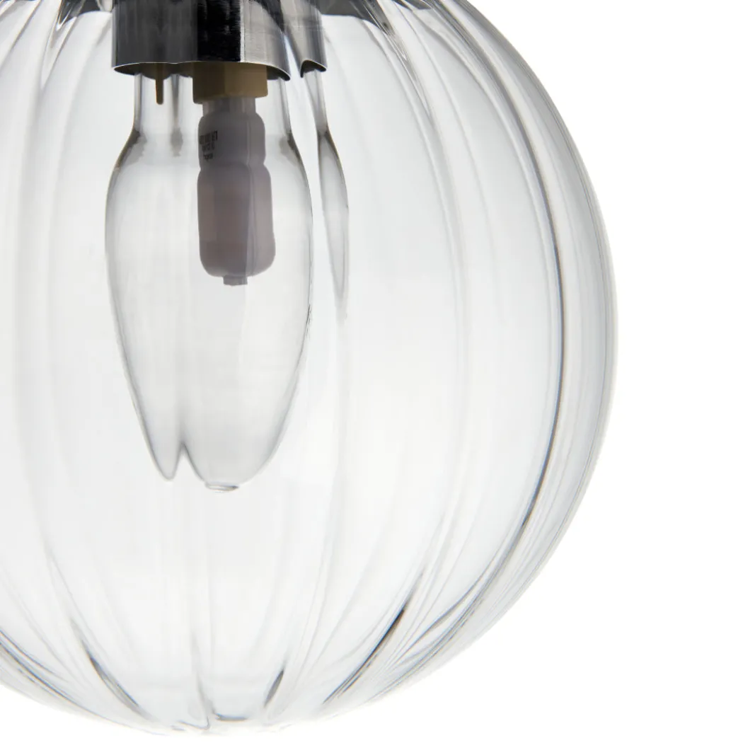 Amelie IP44 Flush Polished Chrome Ceiling Light