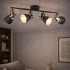 Amelix Dark Grey 4 Light Ceiling Spotlight Bar