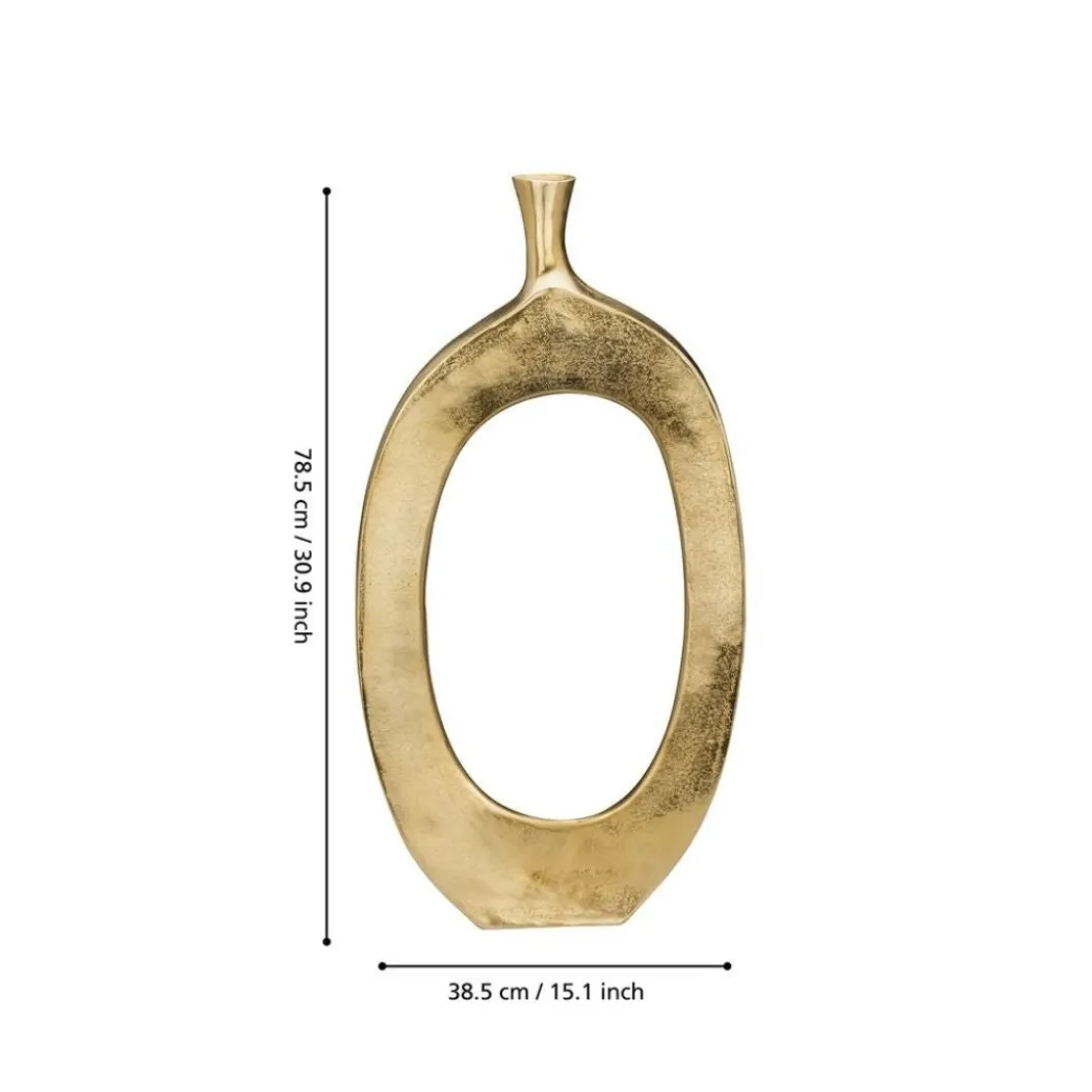 Ankarefo Tall Gold Vase Medium