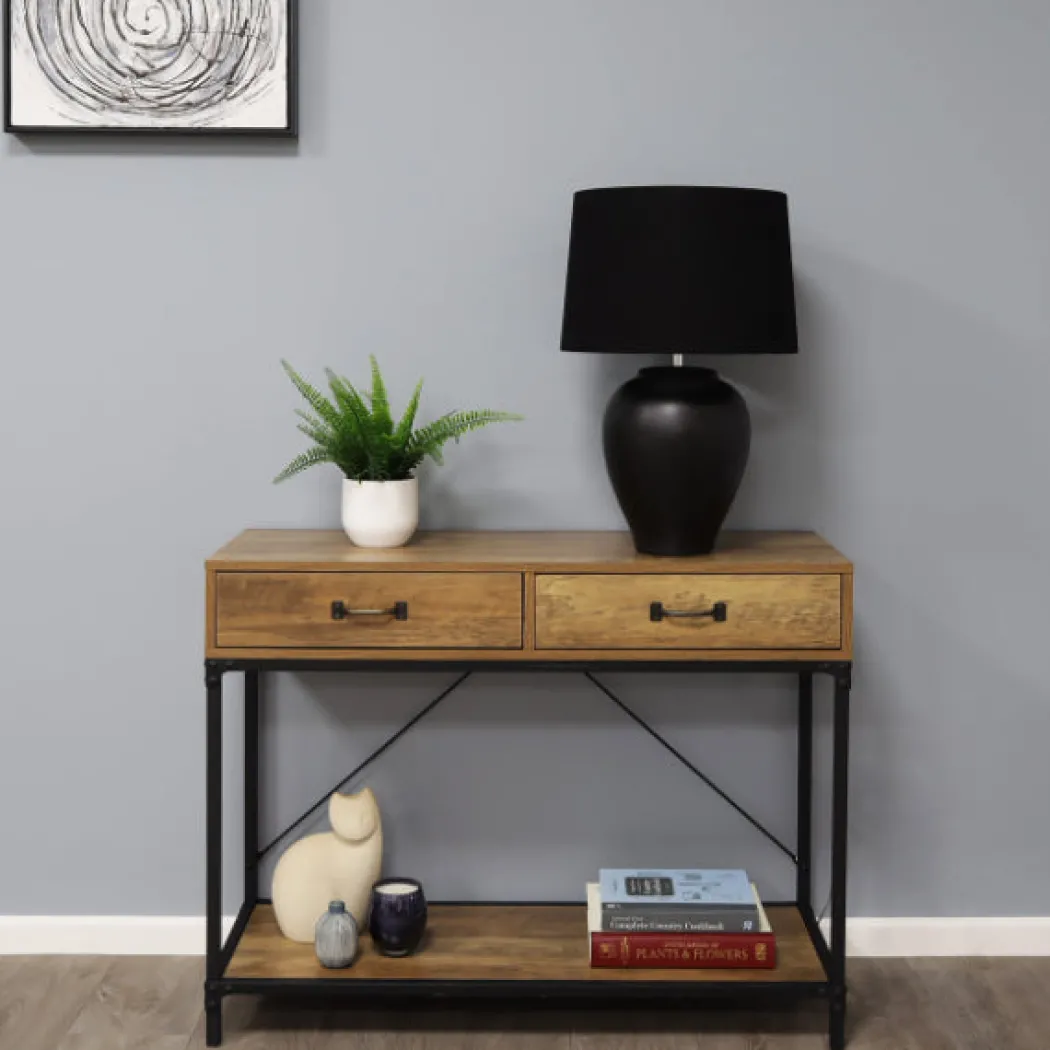 Belen Black Ceramic Table Lamp