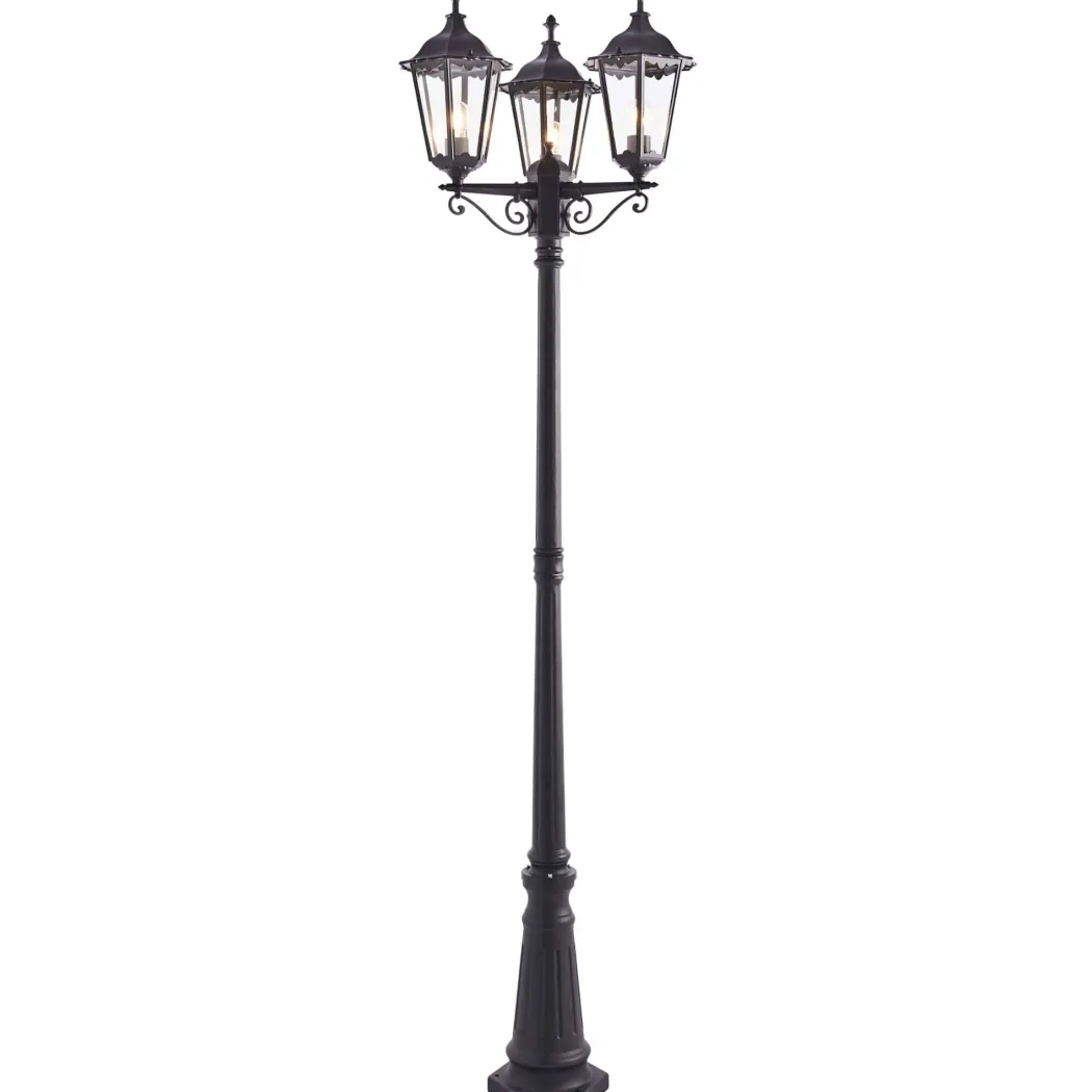 Burford Outdoor 3 Light Post Lantern Light
