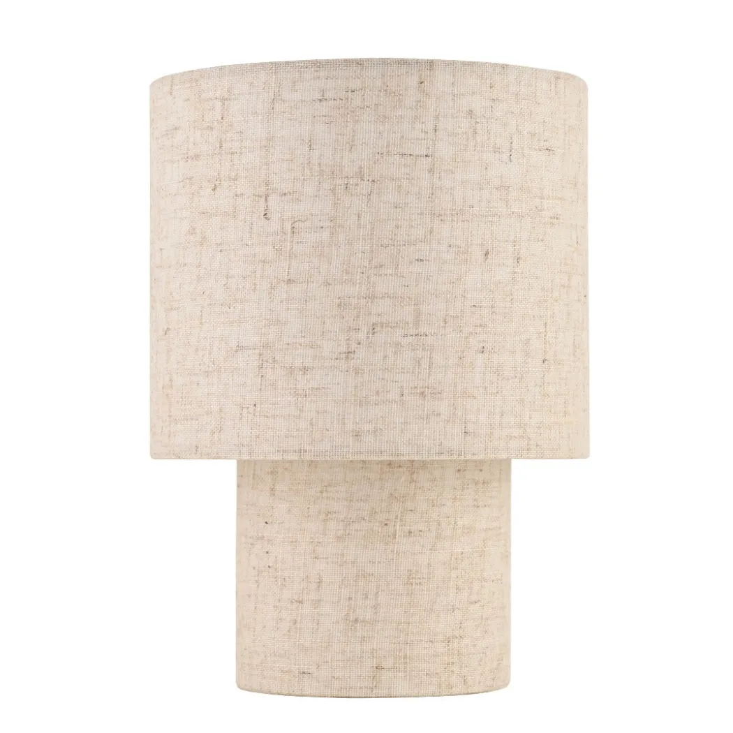 Buxton Natural Faux Linen Table Lamp