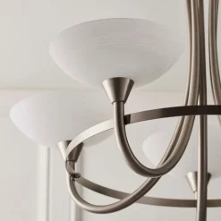 Cagney 5 Light Ceiling Light Satin Chrome