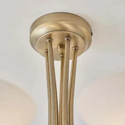 Cagney 5 Light Ceiling Light Antique Brass