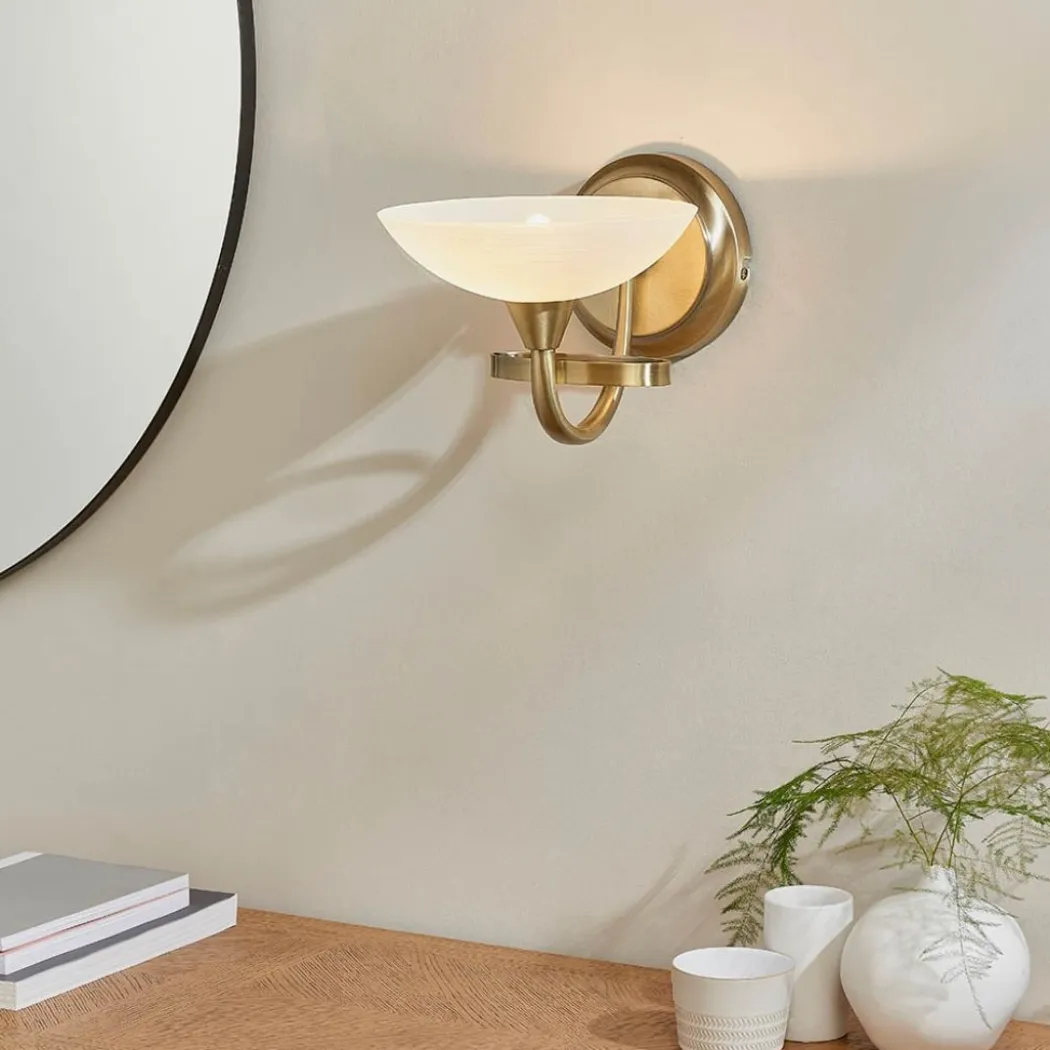 Cagney Antique Brass Wall Light