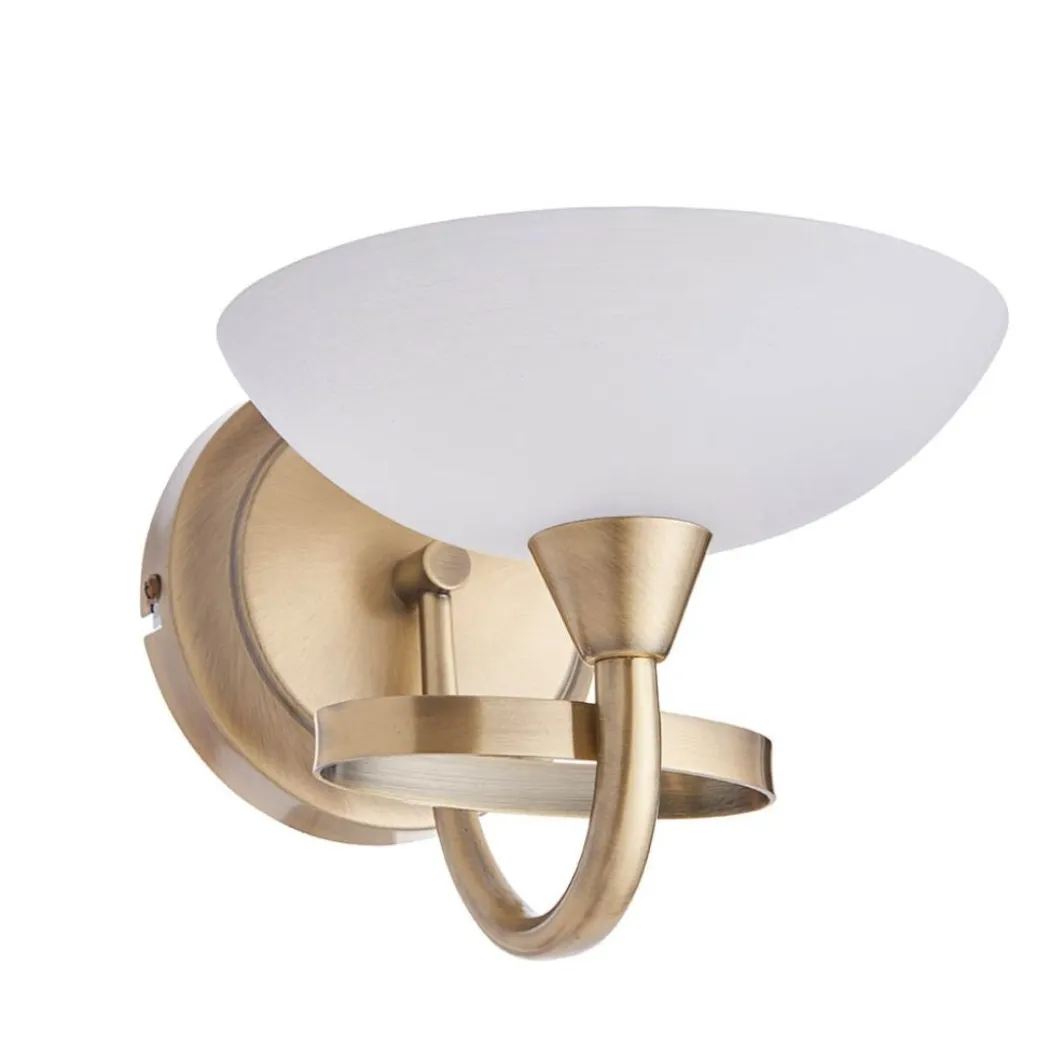 Cagney Antique Brass Wall Light