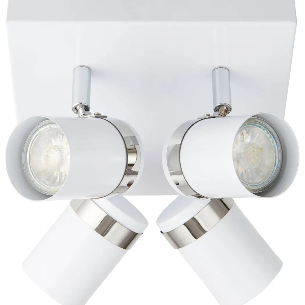 Camden 4 Light White Ceiling Spotlight Plate