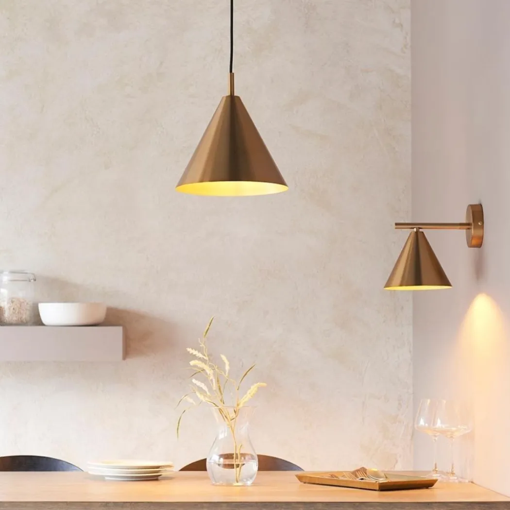 Cape Antique Brass Task Wall Light